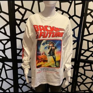 Officially Licensed Merchandise - Back to the Future Longsleeve Retro Tee
